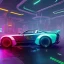 Placeholder: cyberpunk hyper car,cyberpunk 2077,center composition, ultra realistic,shiny, smooth, studio quality, octane render, Surrealism, Triadic colour scheme,glow-stick, ambient lighting,nightclub lighting, polaroid, 100mm, --ar 1:1 --v4