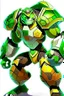 Placeholder: alien From Ben 10 cartoon. Lion. Advanced metal. Magnetic force. Magic power. And his turtle shield