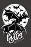 Placeholder: "Design a striking bat logo for a T-shirt. Create a sleek and detailed illustration of a bat in flight. Ensure it's in a PNG style with a transparent background, allowing it to seamlessly integrate with various T-shirt colors. Capture the mystique and elegance of these nocturnal creatures."