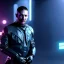 Placeholder: Actor, tom hardy, replicant man, blade runner style, rain, fog, neon ambient, gradient color, clean skin, circuits, latex coat, cyber punk, neon, tubes, portrait, studio photo, unreal engine 5, smooth color, 16 bit, god lights, ray tracing, RTX, lumen lighting, ultra deatail, volumetric lighting, 3d, finely drawn, hd.