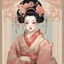 Placeholder: baroque art aesthetic geisha