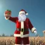 Placeholder: santa claus in the cropland corn