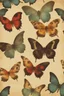 Placeholder: vintage butterfly background