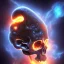 Placeholder: metal magic armoured skull MUSHROOMs stars galaxy SPACE lANDSCAPE BURNING IN BLUE FLAMES hellfire abyss