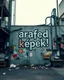 Placeholder: an arafed sign that says "arafed képek!" on the wall of a building, rolands zilvinskis 3d render art, dystopian grunge, trending on unsplash, steam punk grafitti, hyper realistic digital art, sticker art, disco elysium style, pexels, neoexpressionist, behance art, gritty background, solarpunk, oilpunk, unsplash transparent, to be or not to be, scrap metal on workbenches, infinite regression, interconnected human lifeforms, symbolic mural, album cover artwork, (((heavy whimsical))) vibes
