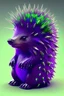 Placeholder: green Porcupine with purple crystals on his back