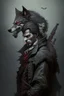 Placeholder: vampire hunter with a wolf head slung over his shoulder