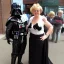 Placeholder: lovely lady with darth vader