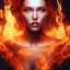 Placeholder: Portrait of a Lady on Fire, hyper realistic, illustrated,