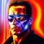 Placeholder: ultra detailed fullbody Portrait in oil on canvas of Terminator no flesh Driving Motorcycle ,intense stare,extremely detailed digital painting, extremely detailed face, Glowing red eyes, mystical colors ,perfectly centered image, perfect composition,rim light, beautiful lighting, 8k, stunning scene,extremely sharp detail, finely tuned detail, ultra high definition raytracing, in the style of Simon Bisley and robert e howard and Luis Royo and and Ohrai Noriyoshi