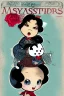 Placeholder: portrait, beautiful stunning lady afro-victorian peakyblinders skin-tight newromantic asianbabygirl style of wwe mad magazine the secret of nimh sanrio