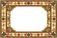 Placeholder: empty photo frame persian art no background