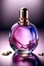 Placeholder: The design of the perfume bottle with pink and purple tones is very special and creative for modern women