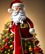 Placeholder: Ornament looking like Santa Claus hanging in a christmas tree, midjourney style, 8k, photorealistic, cinematic lighting, dramatic, atmosphereric,