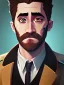 Placeholder: Portrait of a 30 year old strange gay wizard like Jake Gyllenhaal