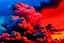 Placeholder: Clouds in the sky colored like blood, beautiful, surreal, haunting