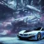 Placeholder: bmw i8 in a cyberpunk style cit