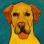 Placeholder: portrait of a dog Vincent van Gogh style