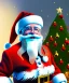 Placeholder:  Santa Claus as a christmas tree, midjourney style, 8k, photorealistic, cinematic lighting, dramatic, atmosphereric,