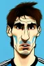 Placeholder: Alejandro Garnacho Argentine football player ,cartoon 2d