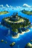 Placeholder: A large kingdom located next to a blue sea