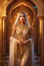 Placeholder: Gorgeous photography full body Beautiful super model middle East woman dressing Lady Angel colorful art conceptual, amazing artwork, hyper detailed, ultra maximalist quality, 12k , close-up portrait,crystal ornaments background, golden hour