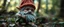 Placeholder: close up on pixie quickling gnome with background motion blur, in magical forest scene, in the style of Rembrandt