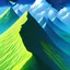 Placeholder: Neon mountain range