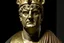 Placeholder: Emperor Nero wearing a mask appearing in theatrical productions