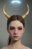 Placeholder: horns small sad eyes darkness girl demon