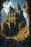 Placeholder: Ruins of Kaer Morhen, hyper detailed, digital painting, cinema 4d, greg rutkowski, rococo, hyperrealism, trending on artstation, dan mumford, beautiful, landscape, ivan shishkin, albert bierstadt, bob byerley, matte painting