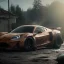 Placeholder: photo of a ultra realistic modified sport car, sunny, springs, cinematic lighting, studio lighting, battered, 4k, hyper realistic, focused, landscape, extreme details, unreal engine 5, cinematic, masterpiece