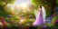 Placeholder: bright fairy, beautiful portrait, flowery landscape