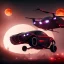 Placeholder: flying car in the city ,night, blood moon, atmospheric , 8K, super realistic, unreal engine, cinematic lighting, octane render.