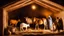 Placeholder: Traditional Christian nativity scene in the stable, baby Jesus in manger, Mary, Joseph, cow, donkey, shepherds, night, holy, beautiful, cozy, high resolution photograph