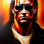 Placeholder: portrait of 'Terminator' painting by simon Bisley , oil on canvas, cinematic composition, extreme detail,fit full head inside picture,8k