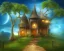 Placeholder: mystical house on a hot tropical island, fantasy art, surreal art,