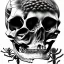 Placeholder: skeleton, black and white, cactus, graphic