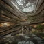 Placeholder: abandoned shopping mall, flooded, escalator, crumbling, ovetaken by nature, 8k resolution, 3D octane render, intricate, sharp, crisp, digital art, detailed matte, volumetric lighting George Grie, Anne Dittman, Anne Stokes, Lisa Parker, Selina French, greg rutowski