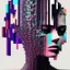 Placeholder: glitch art in 3d