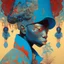 Placeholder: of portrait of gangsta africa by james jean