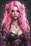 Placeholder: Grunge princess bard with pink hair