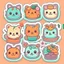 Placeholder: cute stickers templates