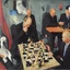 Placeholder: Putin, President Xi Of China And Joe Biden Play Chess With A Pigeon,Ufo,Complex Surgical Instruments,A Newborn Boy,Minimalism,Painting By Adrian Ghenie,Rene Magritte,Pablo Picasso,Lucian Freud,Michelangelo,Salvador Dali