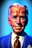 Placeholder: Waist up Portrait, joe Biden as muppet doll, Blue suit retro style, photo studio, blue background, unreal engine 5, concept art, art station, god lights, ray tracing, RTX, lumen lighting, ultra detail, volumetric lighting, 3d.