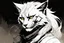 Placeholder: create an ethereal, otherworldly anthropomorphic Khajiit Lynx woman , in the comic book art style of Mike Mignola, Bill Sienkiewicz, and Jean Giraud Moebius, with highly detailed fur and feminine facial features , finely inked , dramatic natural lighting