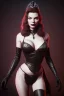 Placeholder: Lauren Bacall as evil queen in black leather, leather, busty, cleavage, angry, stern look. character design by cory loftis, fenghua zhong, ryohei hase, ismail inceoglu and ruan jia. unreal engine 5, artistic lighting, highly detailed, photorealistic, fantasy