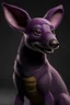 Placeholder: A purple kangaroo mixed with a dog like in an animatoin