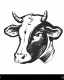 Placeholder: I want a bovine head in vector