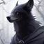 Placeholder: award winning portrait of a male anthropomorphic black wolf long vblack hair. character design by cory loftis, fenghua zhong, ryohei hase, ismail inceoglu and ruan jia. unreal engine 5, artistic lighting, highly detailed, photorealistic, fantasy